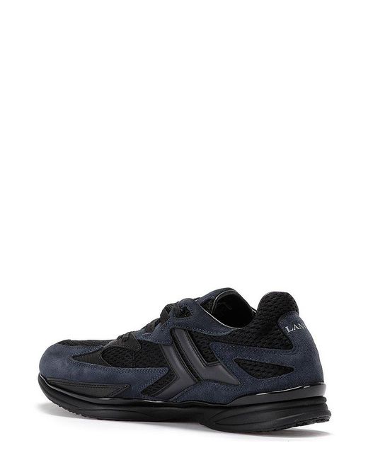 Lanvin Black Meteor Low-Top Sneakers for men