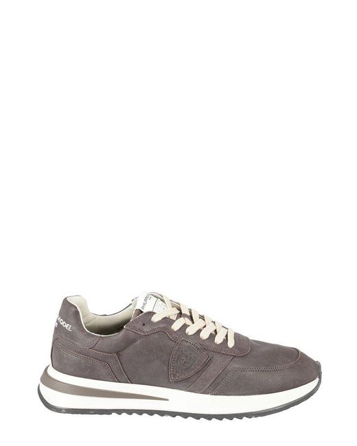 Brown - Save 30% Philippe Model Leather Tropez 2.1 Dark Sneaker in Brown,Black Womens Mens Shoes Mens Trainers Low-top trainers 