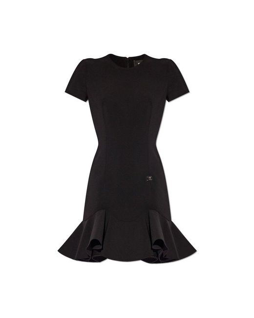DSquared² Black Dress With Logo,