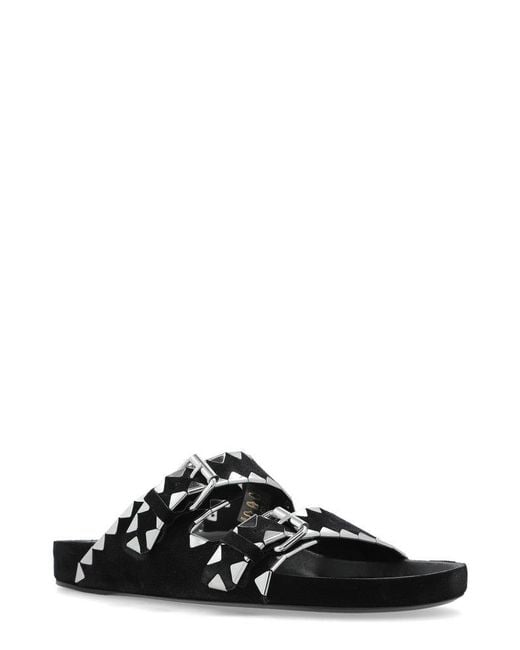 Isabel Marant Black Lennyo Sandals