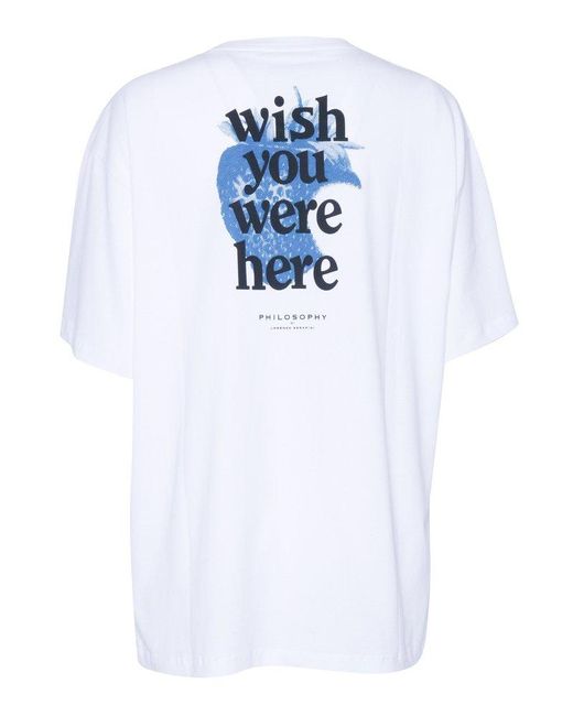 Philosophy Di Lorenzo Serafini White T-Shirt With Logo