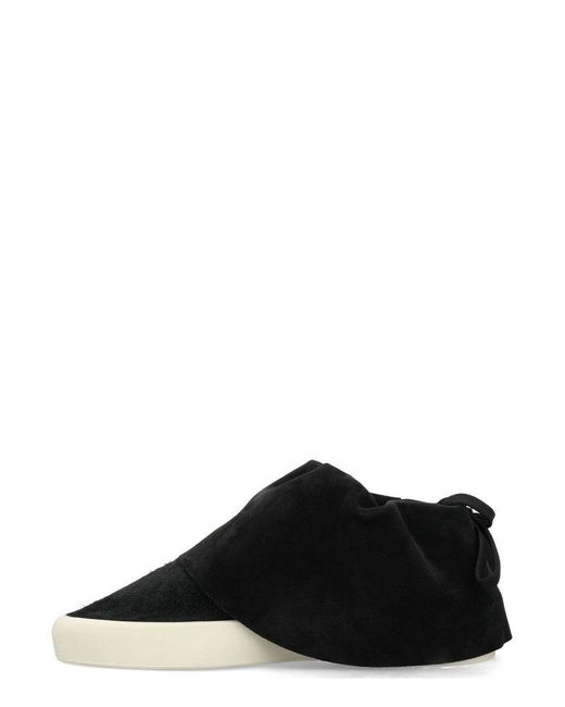 Fear Of God Black Moc Low Round-toe Sneakers