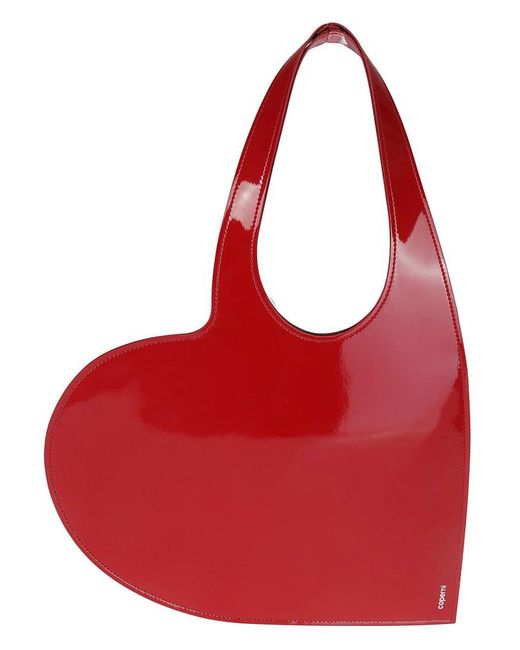 Coperni Red Heart Mini Tote Bag