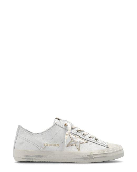 Golden Goose Deluxe Brand White V-star 2 Lace-up Sneakers
