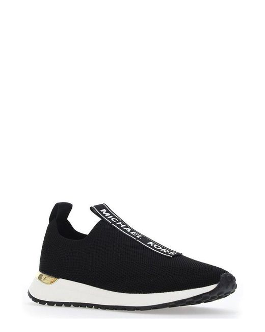 MICHAEL Michael Kors Bodie Sock-style Slip-on Sneakers in Black | Lyst