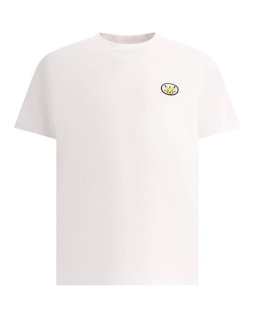 A.P.C. White "patch Pokémon" T-shirt for men