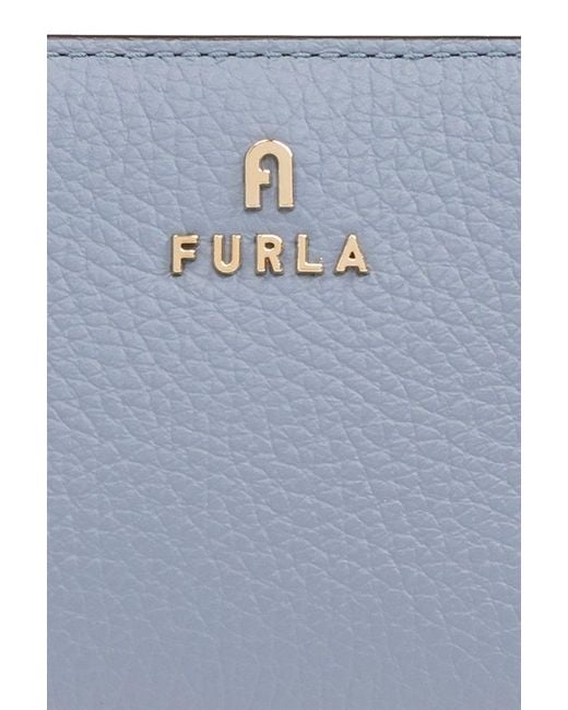 Furla Blue 'camelia Small' Wallet,
