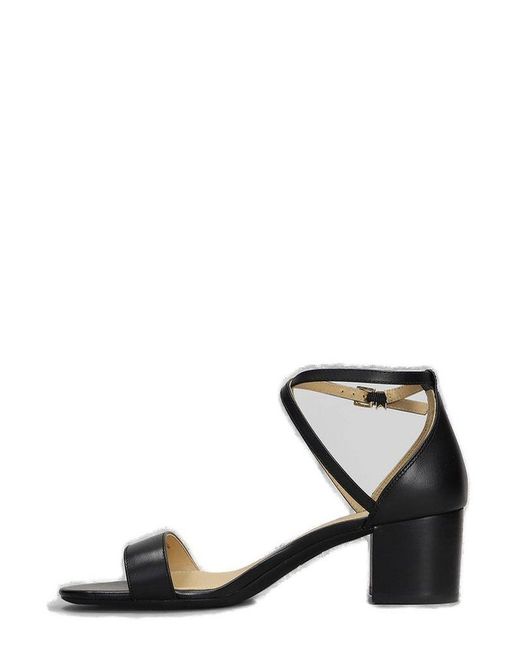 MICHAEL Michael Kors Black Serena Flex Ankle Strap Sandals