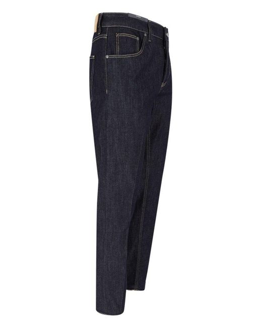 PT Torino Blue Button Fly Jeans for men