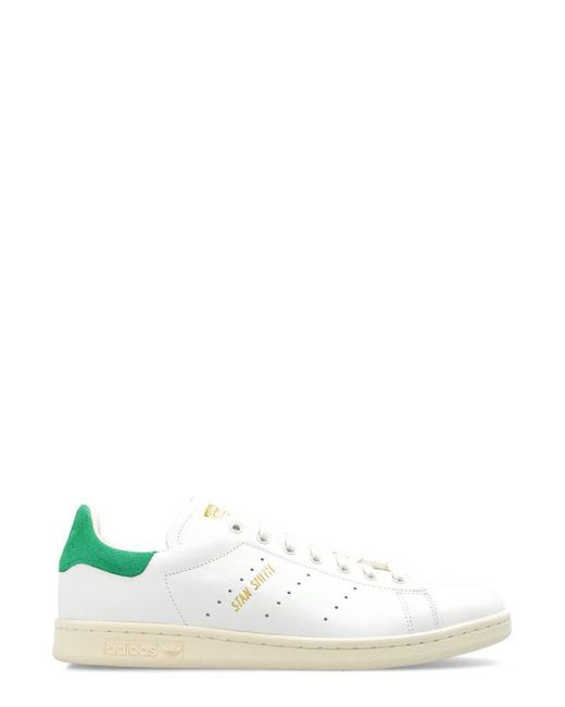 Adidas Originals White Stan Smith Lux Lace-up Sneakers for men