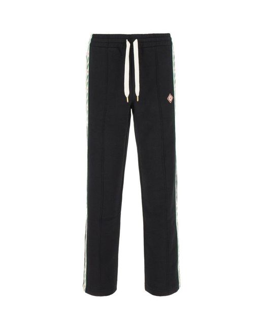 Casablanca Black Laurel Drawstring Track Pants for men