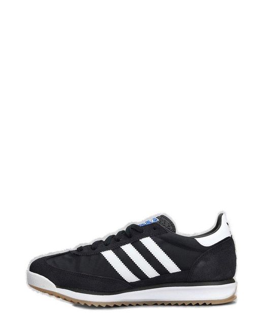 Adidas Originals Black Sl 72 Rs Lace-Up Sneakers for men