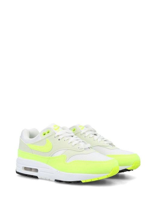 Nike Green Air Max 1 Lace-up Sneakers