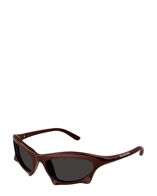 Balenciaga Black Bat Frame Sunglasses for men
