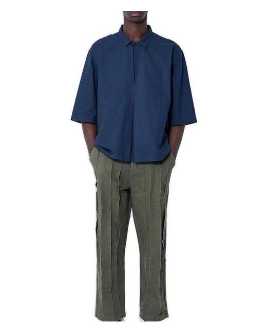 Vans Blue Otw Pavilion Pleated Top for men