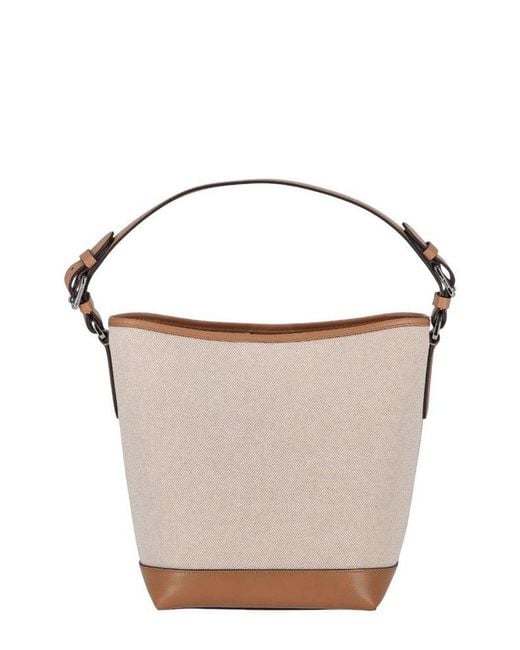 Ralph Lauren Natural Medium Witley Bucket Bag