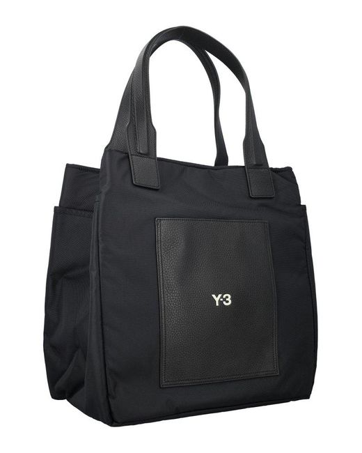 Y-3 Black Lux Tote Bag