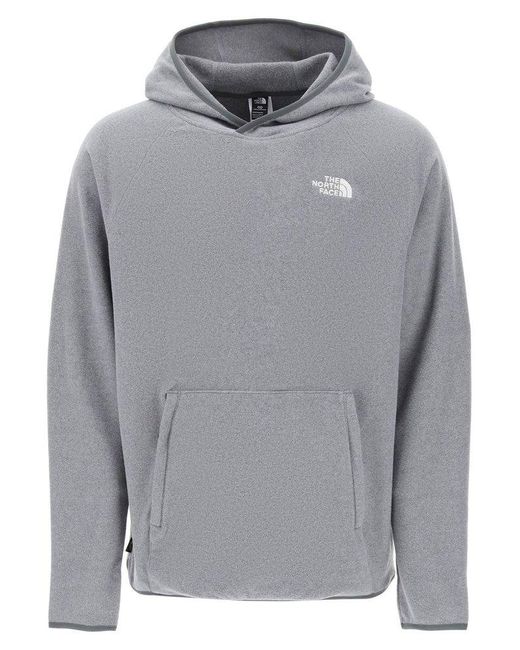 The North Face Gray 100 Glacier Fleece Sweatshirt for men
