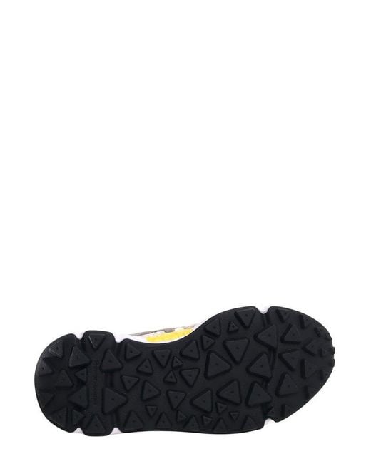 Flower Mountain White Patterned Casual Sneakers