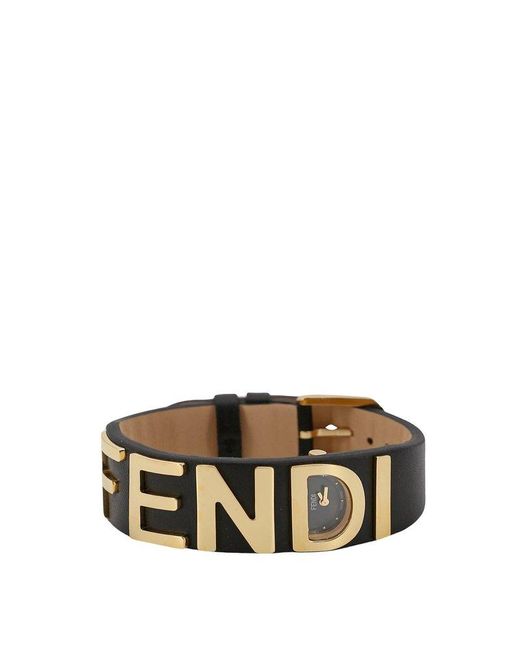 Fendi Black Graphy Bracelet Watch