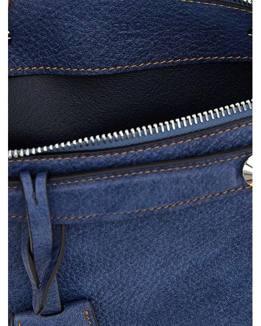 Fendi By The Way Soft Mini Handbag in Blue | Lyst Canada