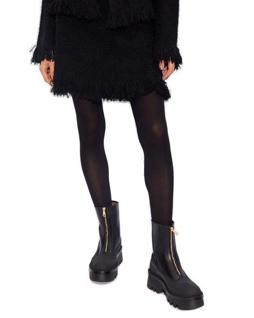 Chloé Black Chlo Weed Skirt