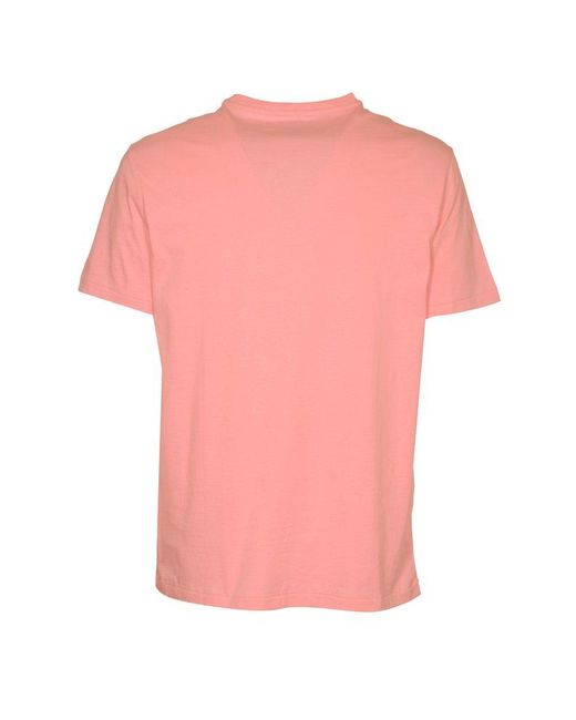 Polo Ralph Lauren Pink Logo Embroidered Regular T-Shirt for men