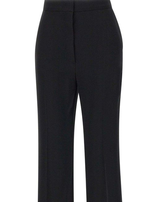 Max Mara Black Cosmo Pleat Detailed Trousers