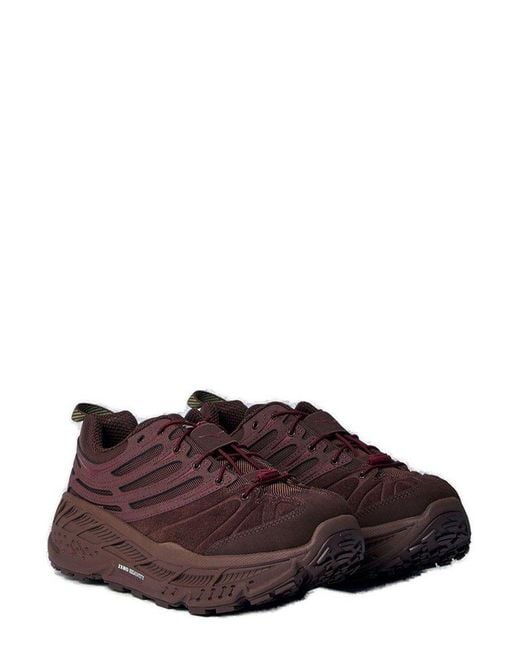 Hoka One One Brown Elite Terrain System Stinson Evo Og Sneakers