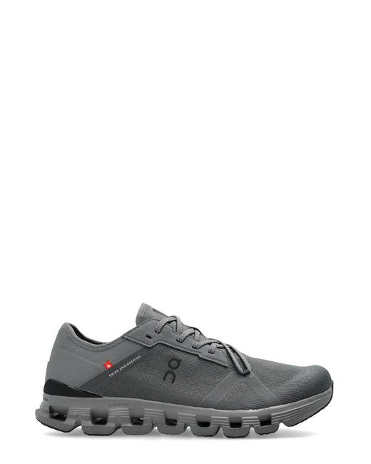 On Shoes Gray Cloud X 4 Ad Trainers for men