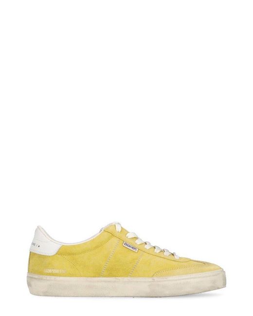 Golden Goose Deluxe Brand Yellow Soul-star Low-top Sneakers for men
