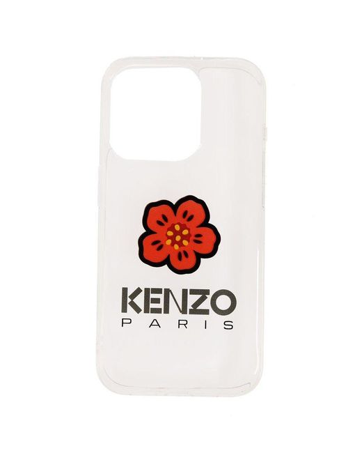 KENZO White Iphone 15 Pro Case,