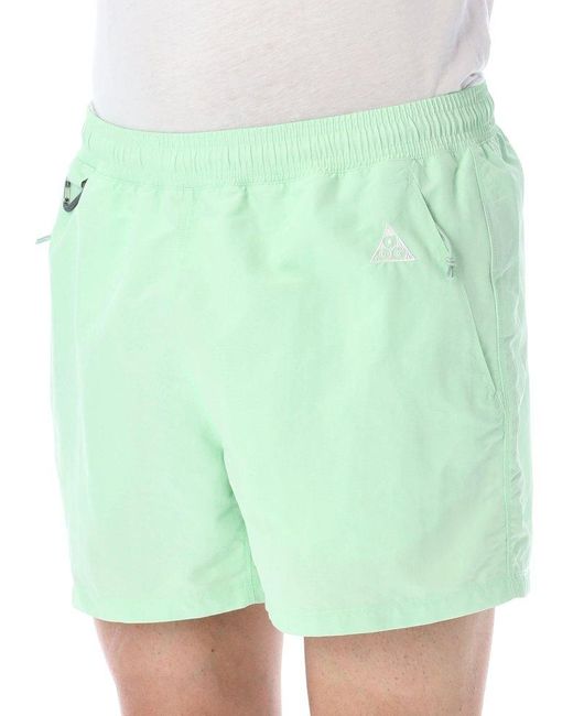 Nike Green Acg Reservoir Goat Shorts for men