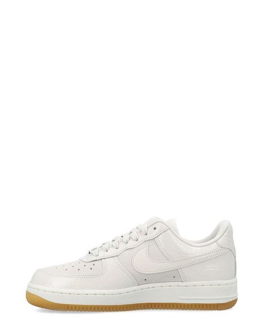Nike White Air Force 1 '07 Lx Panelled Lace-up Sneakers