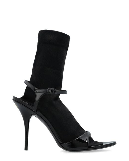 Balenciaga Black Avenue Sock Pumps