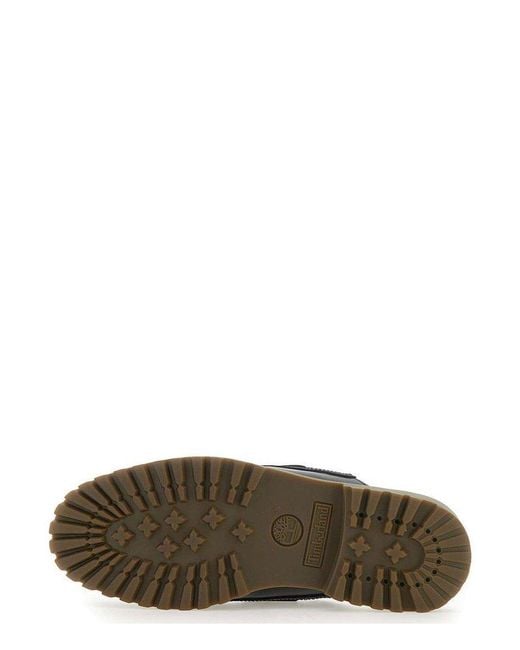 Timberland Black Noreen Lace-Up Slippers