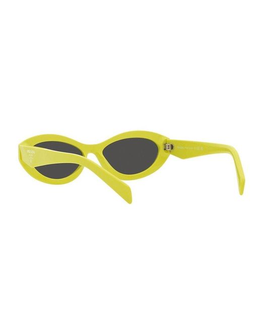 Prada Yellow Cat-eye Sunglasses