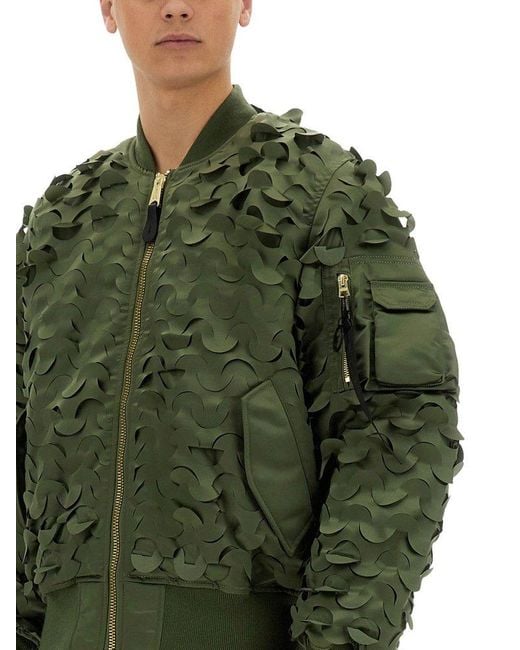 Alpha Industries Green Flight Jacket Ma 1 Ulcans for men