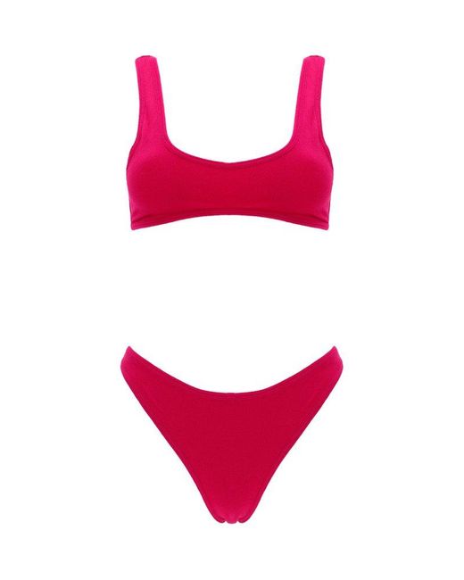 Reina Olga Coolio Twopiece Bikini Set in Pink Lyst