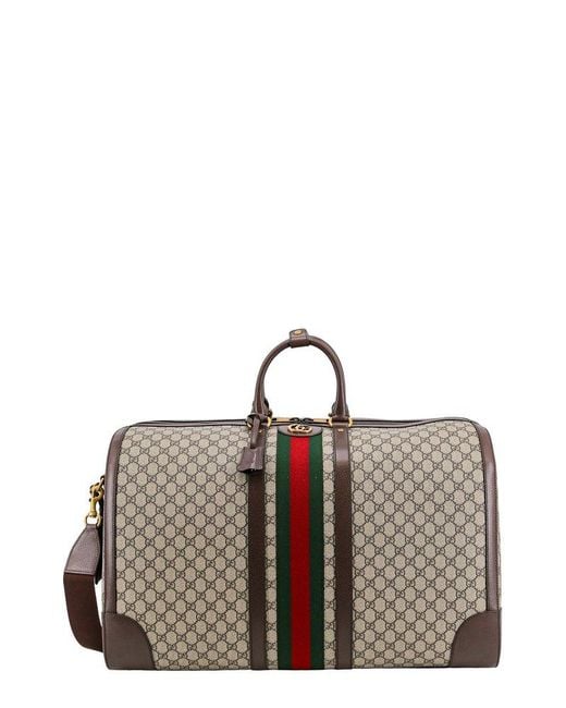 Gucci Medium Savoy Duffle Bag - Brown