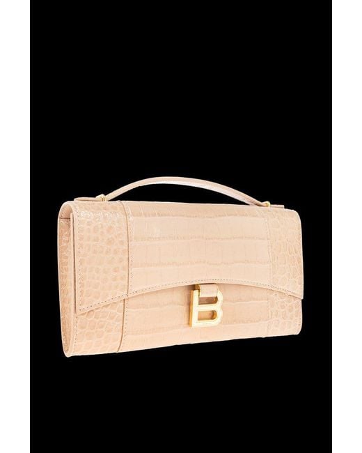 Balenciaga Black Hourglass Top Handle Bag