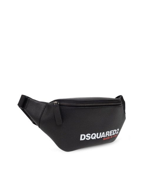 DSquared² Black Belt Bag for men