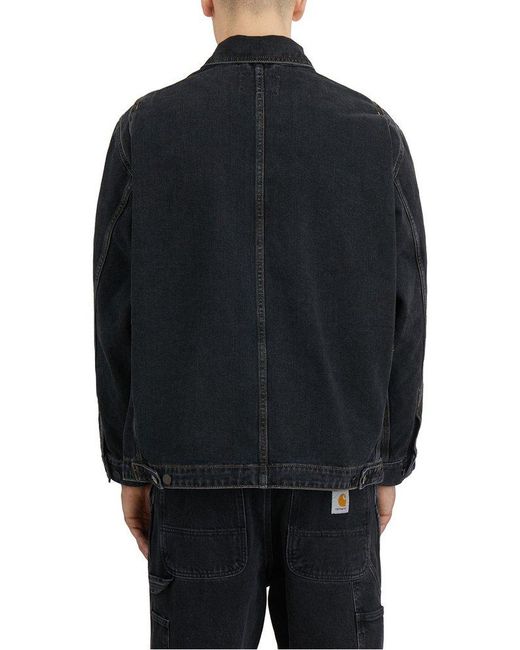 Carhartt Black Og Double Front Loose Fit Jacket for men