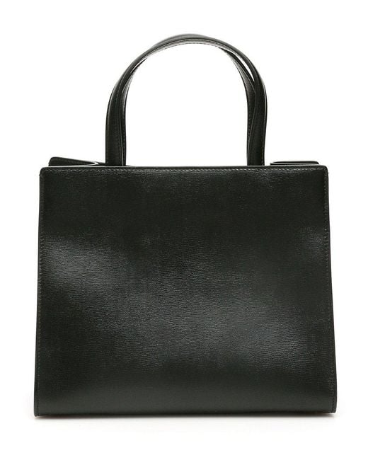 Ferragamo Black Vara Handbag
