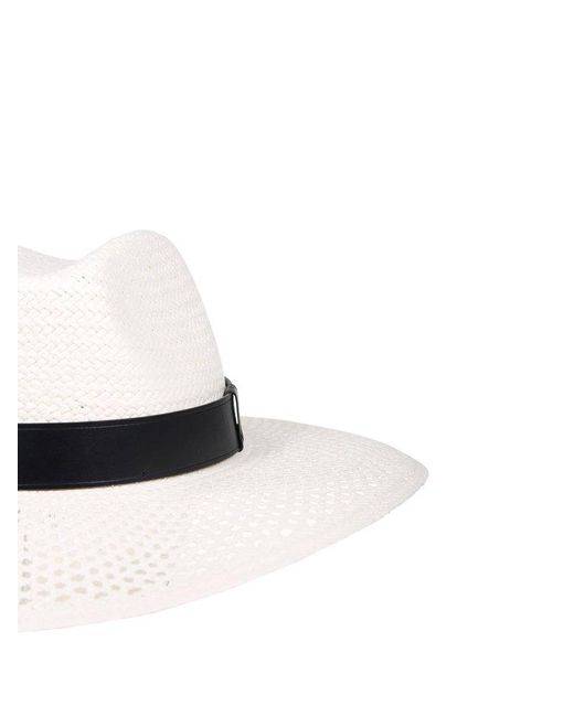 Max Mara White Sidney Hat