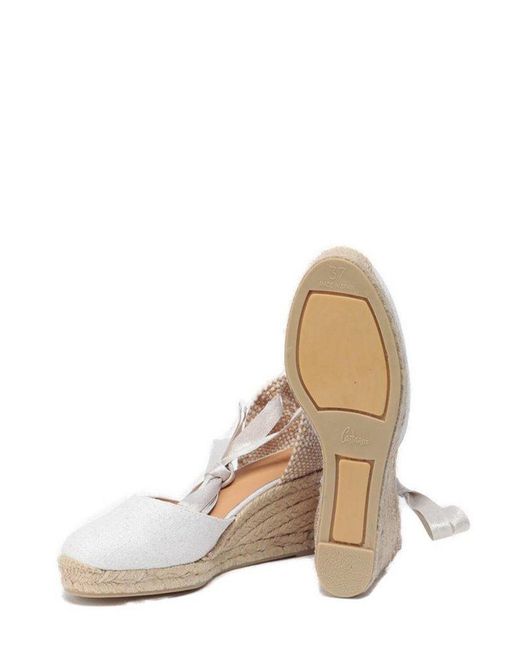 Castaner Natural Iconic Carina Lace-Up Espadrilles