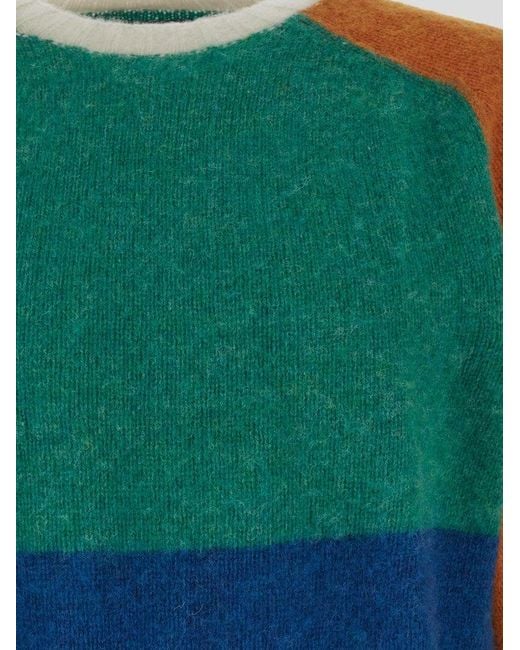Howlin' By Morrison Blue Firecracker Crew Neck Sweater for men