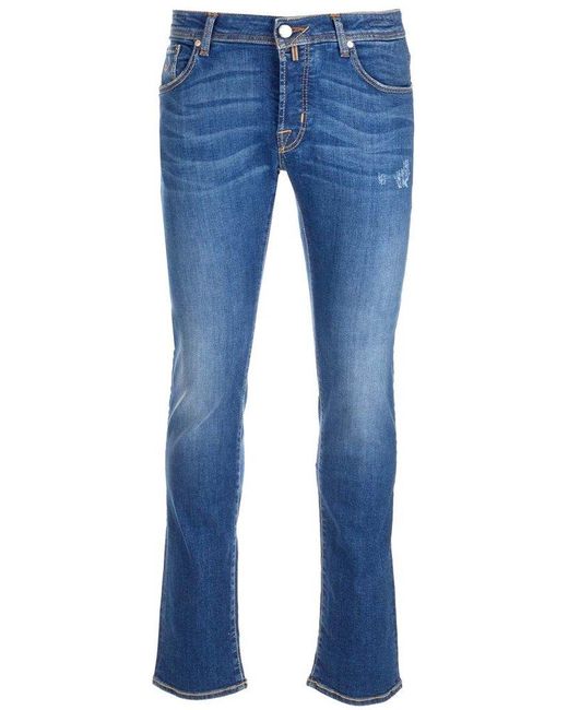 Jacob Cohen Blue Nick Limited Edition Distressed Jeans for men
