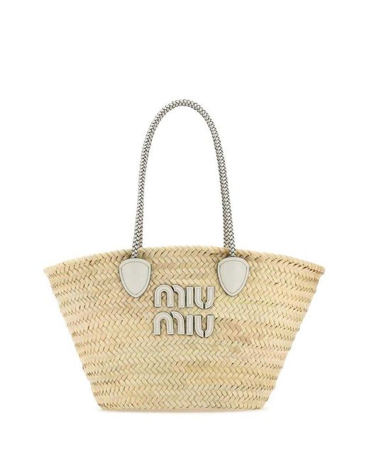Miu Miu Natural Handbags.