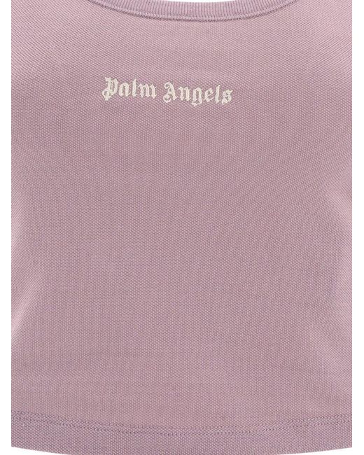 Palm Angels Pink "Classic Logo" Tank Top